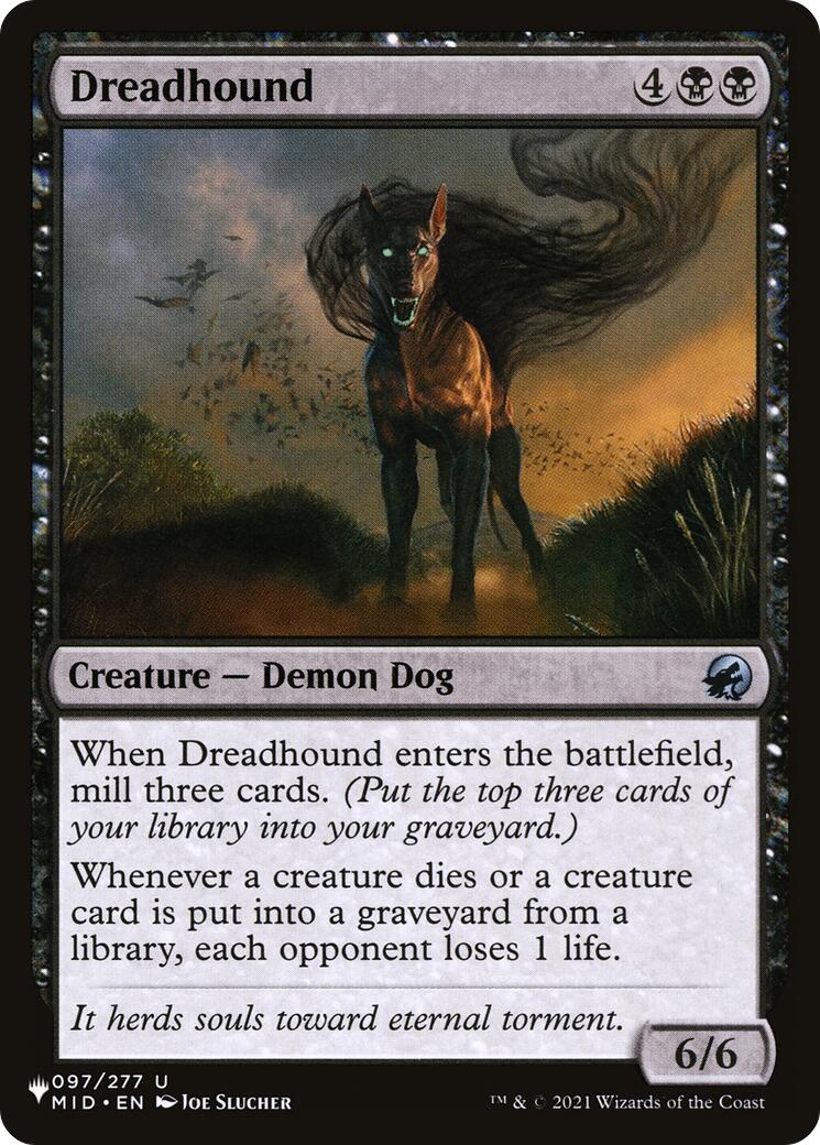 best mtg art cards Dreadhound [LIST