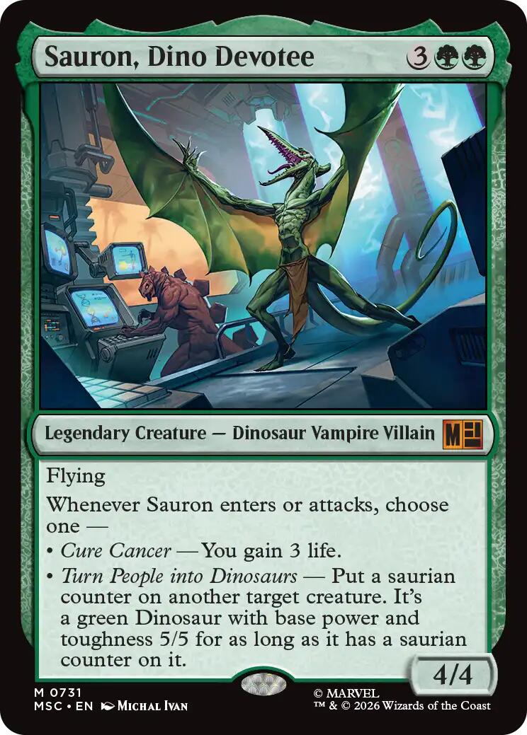 Sauron, Dino Devotee [MSC