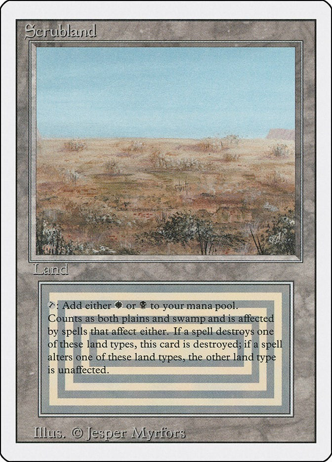 Scrubland [3ED - N/A] – Trade Binder