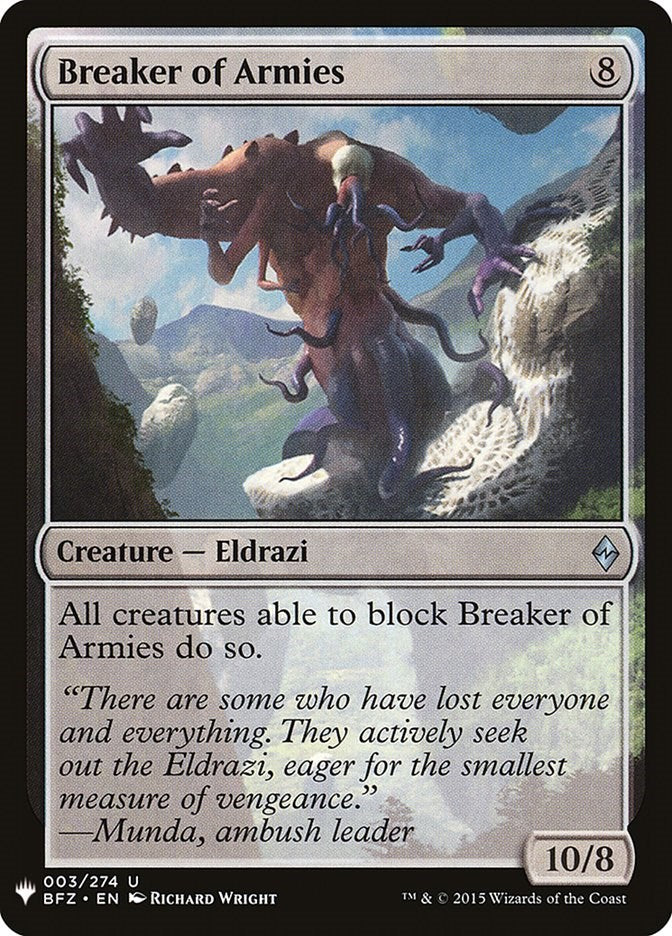 Breaker of Armies [LIST - 3]