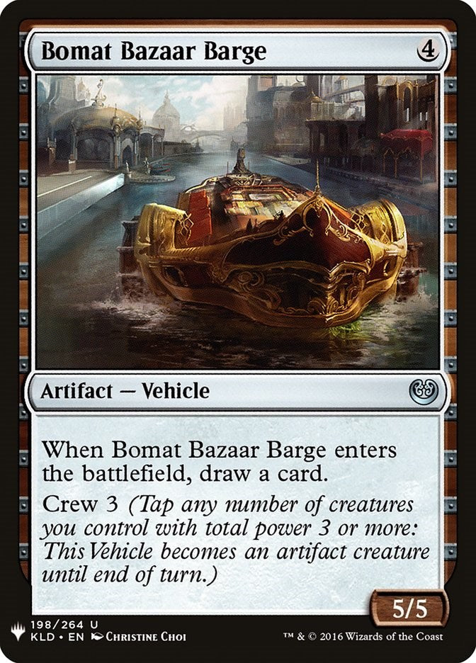 Bomat Bazaar Barge [LIST - 198]