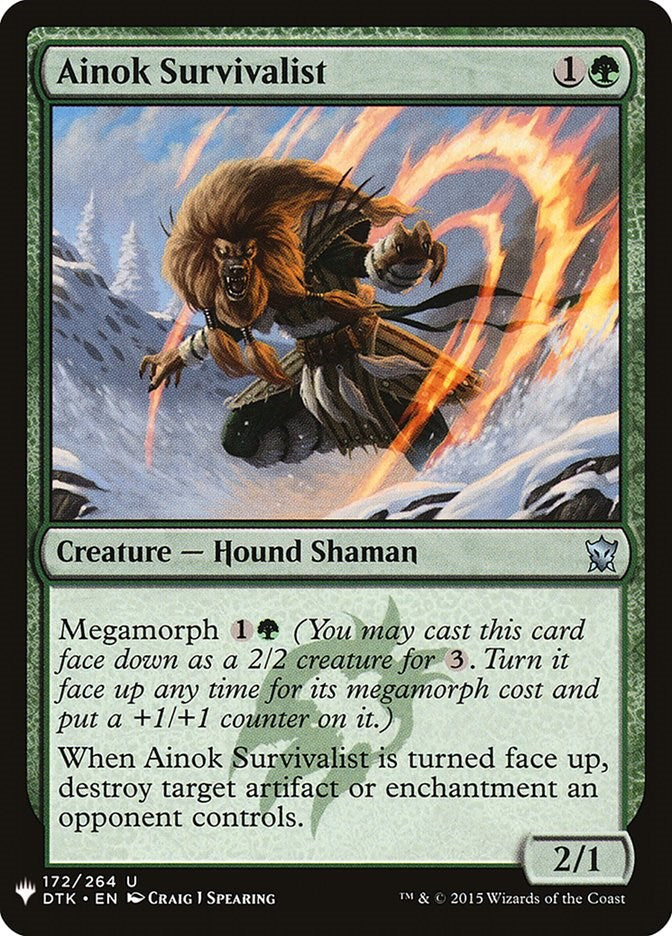 Ainok Survivalist [LIST - 172]