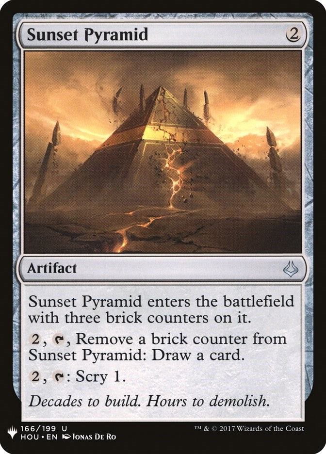 Sunset Pyramid [LIST - 166]