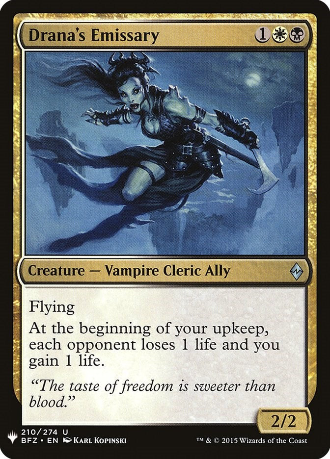 Drana's Emissary [LIST - 210]