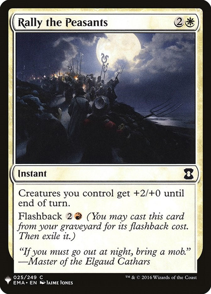 Rally the Peasants [LIST - 25]