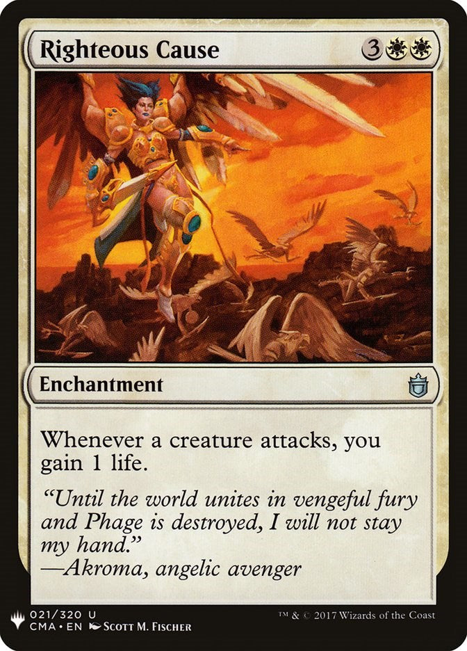 Righteous Cause [LIST - 21]