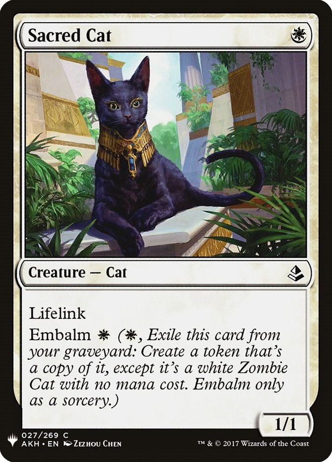 Sacred Cat [LIST - 27]