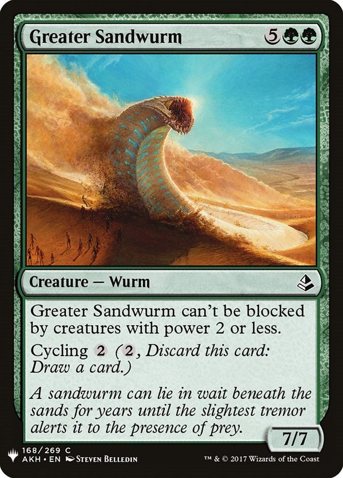 Greater Sandwurm [LIST - 168]