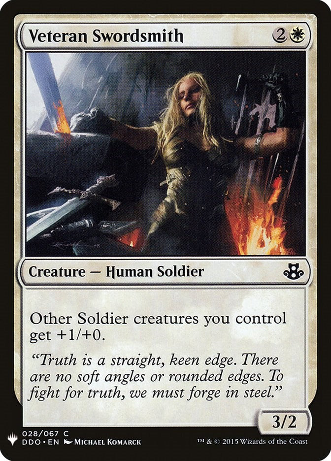 Veteran Swordsmith [LIST - 28]