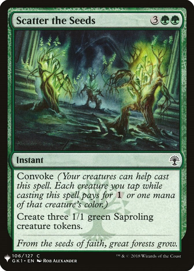 Scatter the Seeds [LIST - 106]