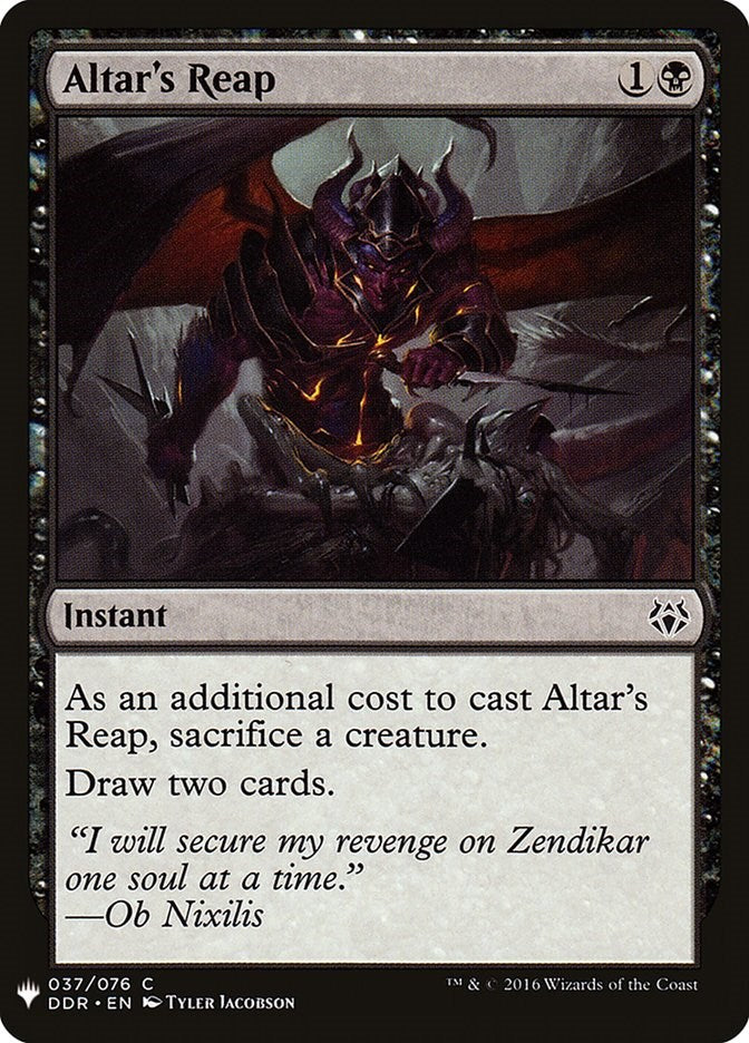 Altar's Reap [LIST - 37]
