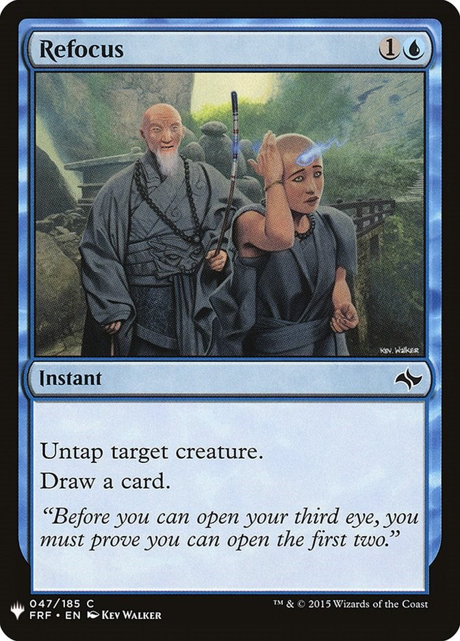 Refocus [LIST - 47]