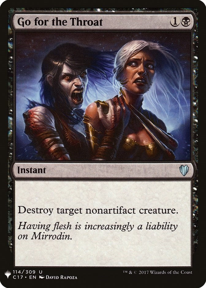 Go for the Throat [LIST - 114]