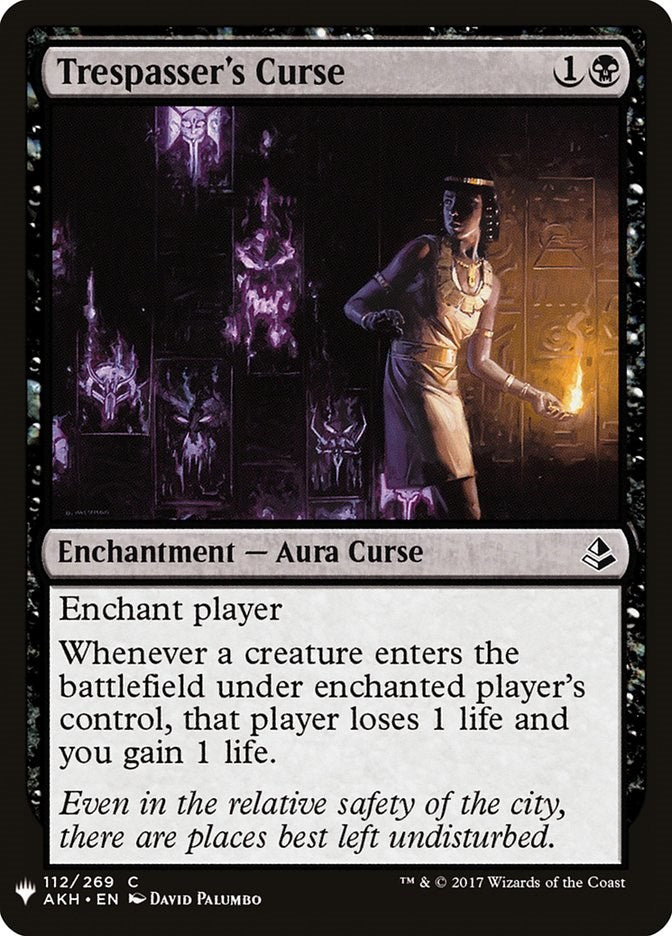 Trespasser's Curse [LIST - 112]