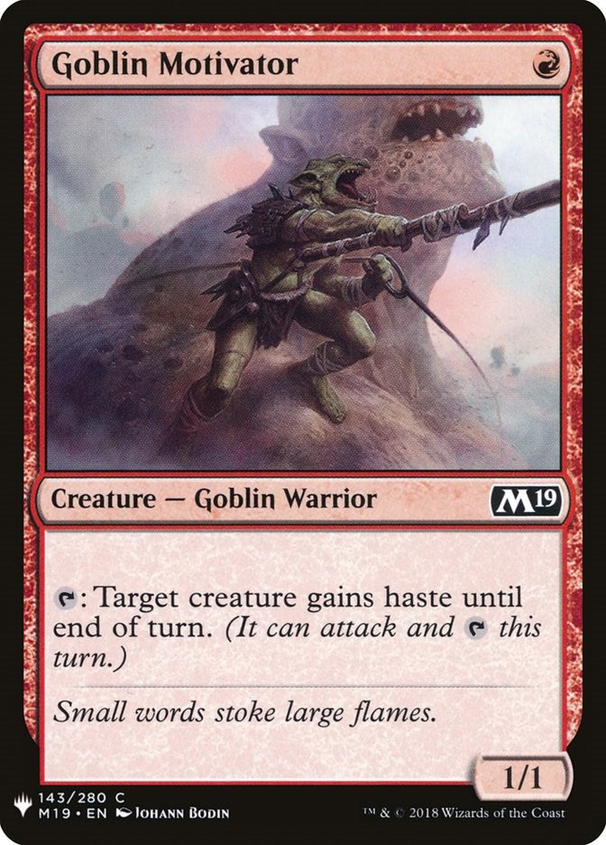 Goblin Motivator [LIST - 143]