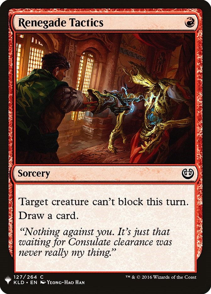 Renegade Tactics [LIST - 127]