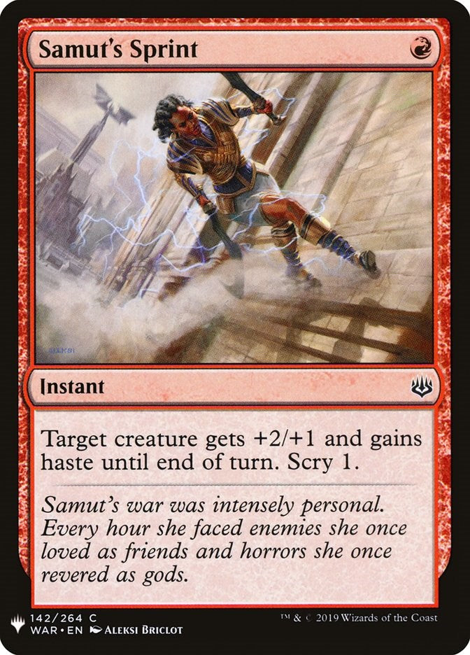 Samut's Sprint [LIST - 142]