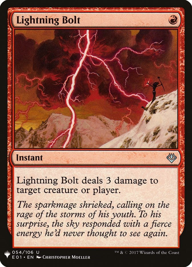 Lightning Bolt (E01) [LIST - 54]
