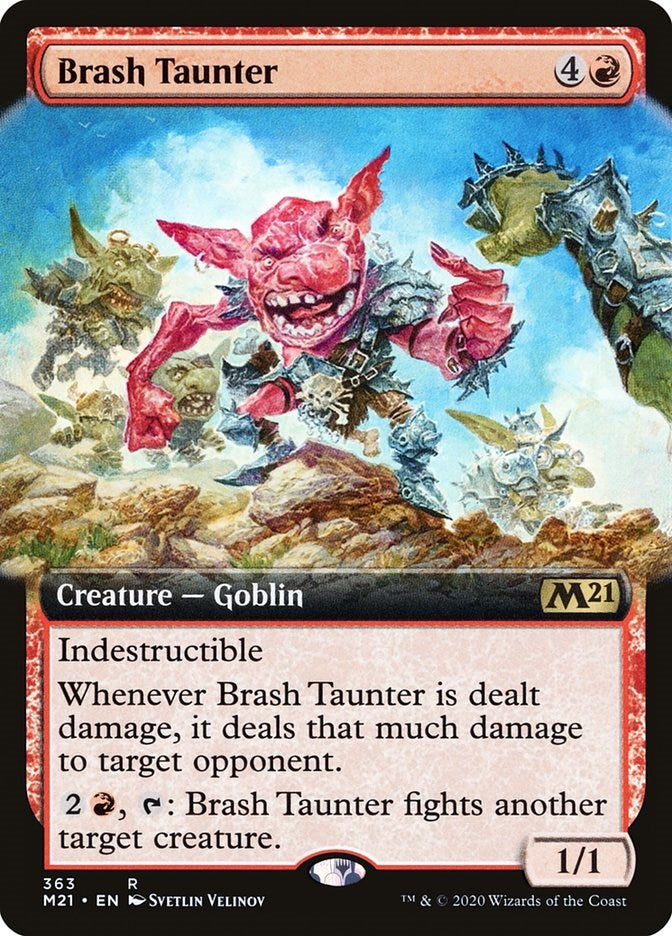 Brash Taunter (Extended Art) [M21 - 363]