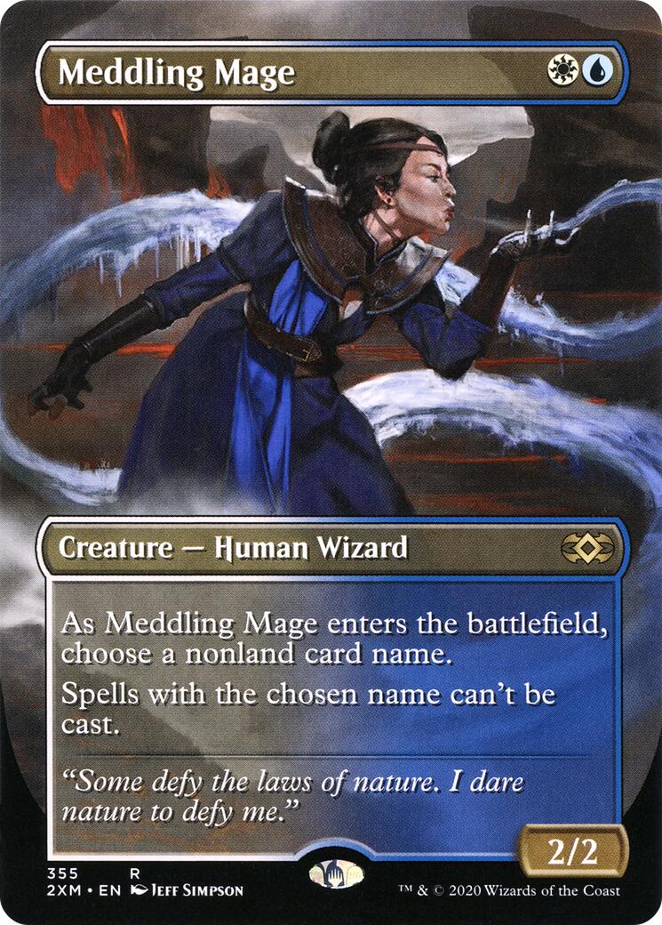 Meddling Mage (Borderless) [2XM - 355]