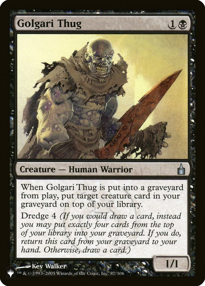 Golgari Thug [LIST - 87/306]