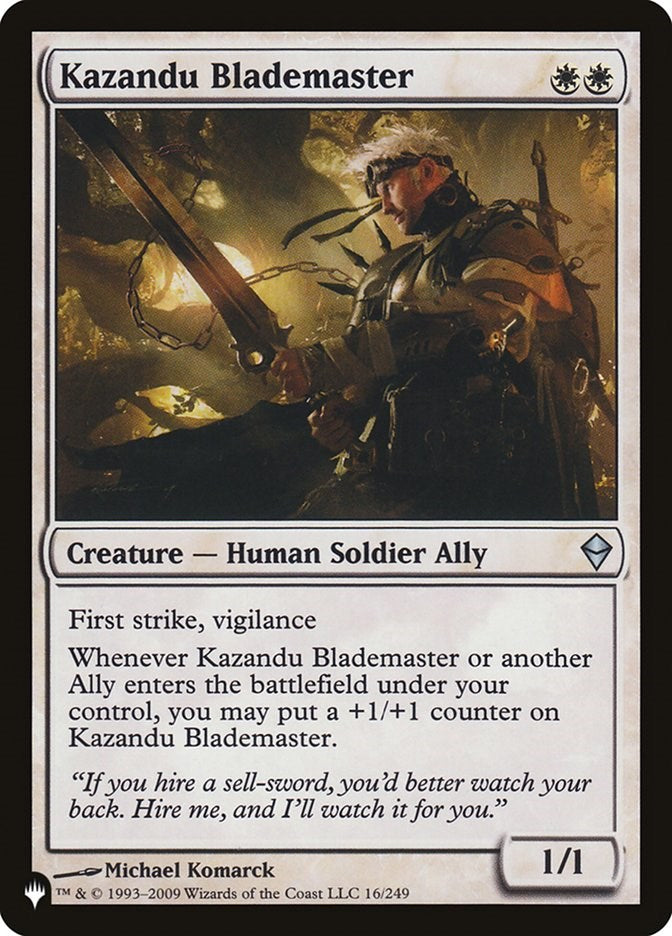 Kazandu Blademaster [LIST - 16/249]