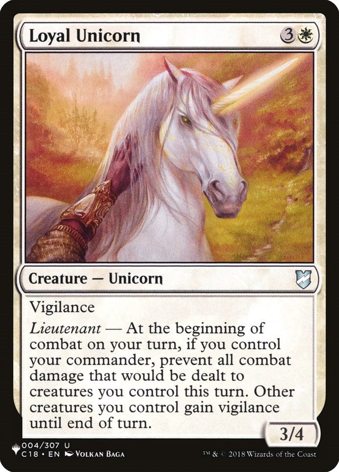 Loyal Unicorn [LIST - 004/307]