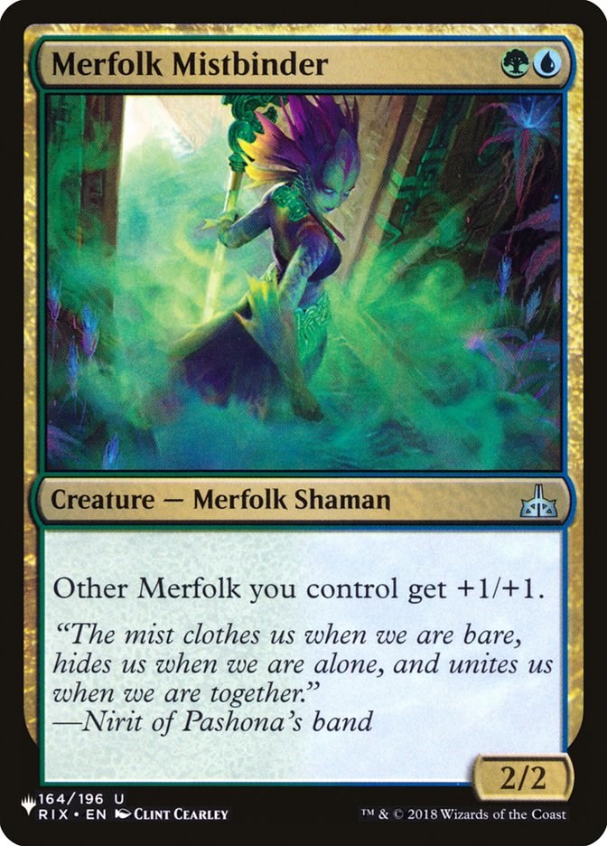 Merfolk Mistbinder [LIST - 164/196]