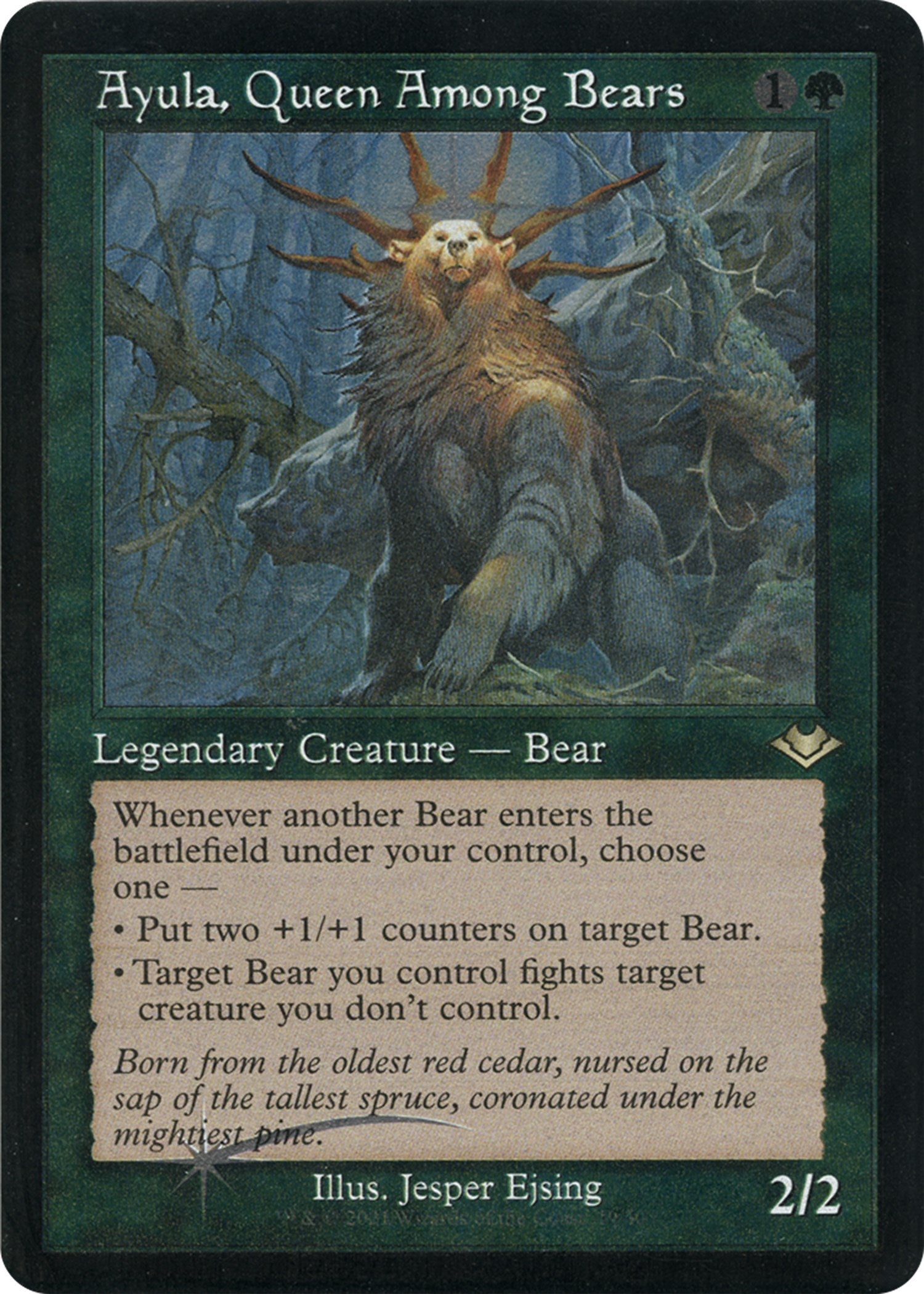 Ayula, Queen Among Bears (Retro Frame) (Foil Etched) [MH1 - 19]