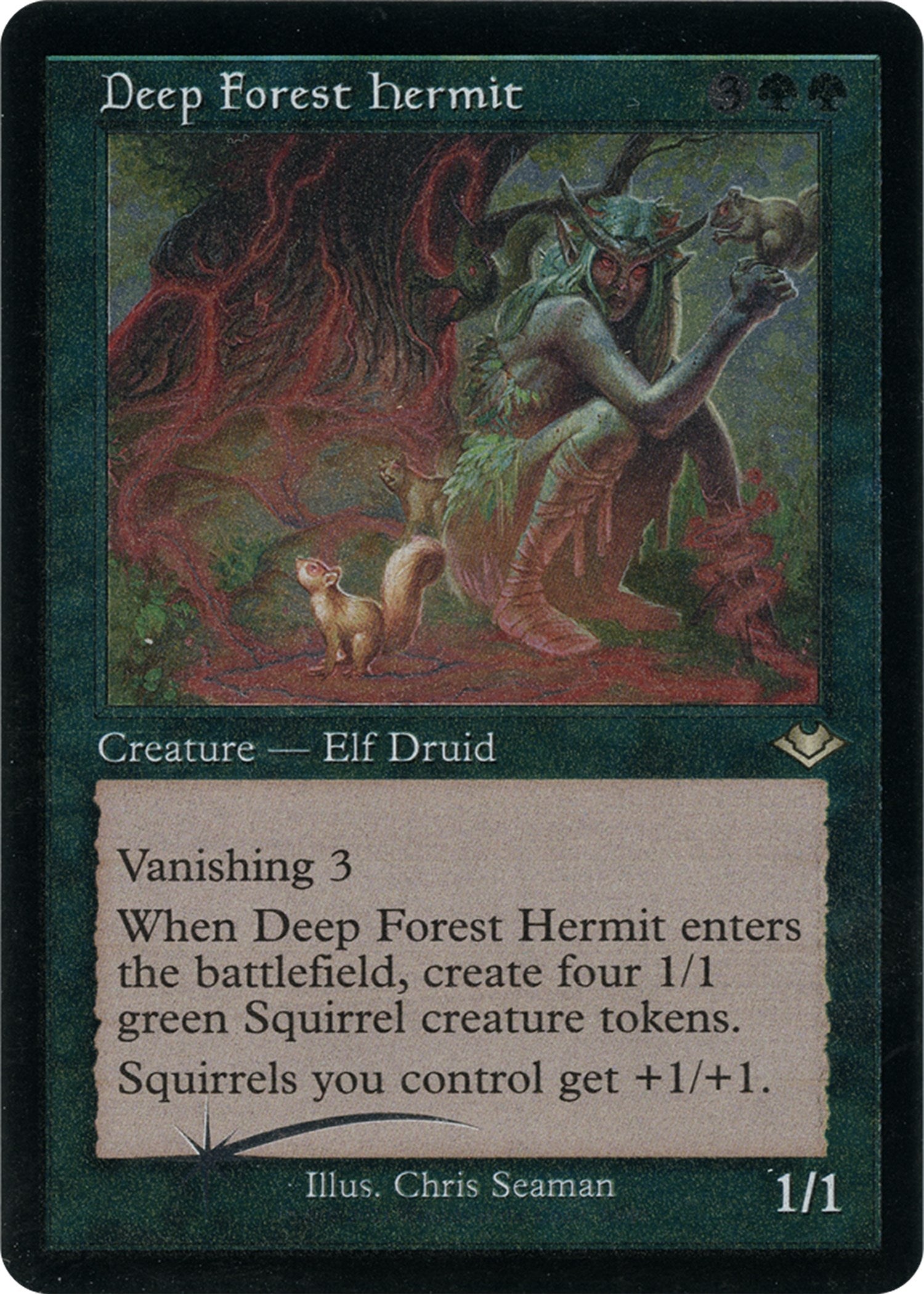 Deep Forest Hermit (Retro Frame) (Foil Etched) [MH1 - 20]