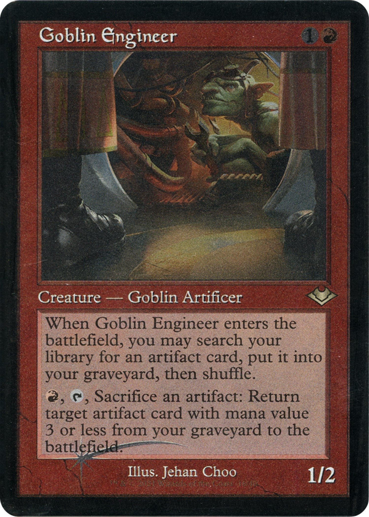 Goblin Engineer (Retro Frame) (Foil Etched) [MH1 - 16]