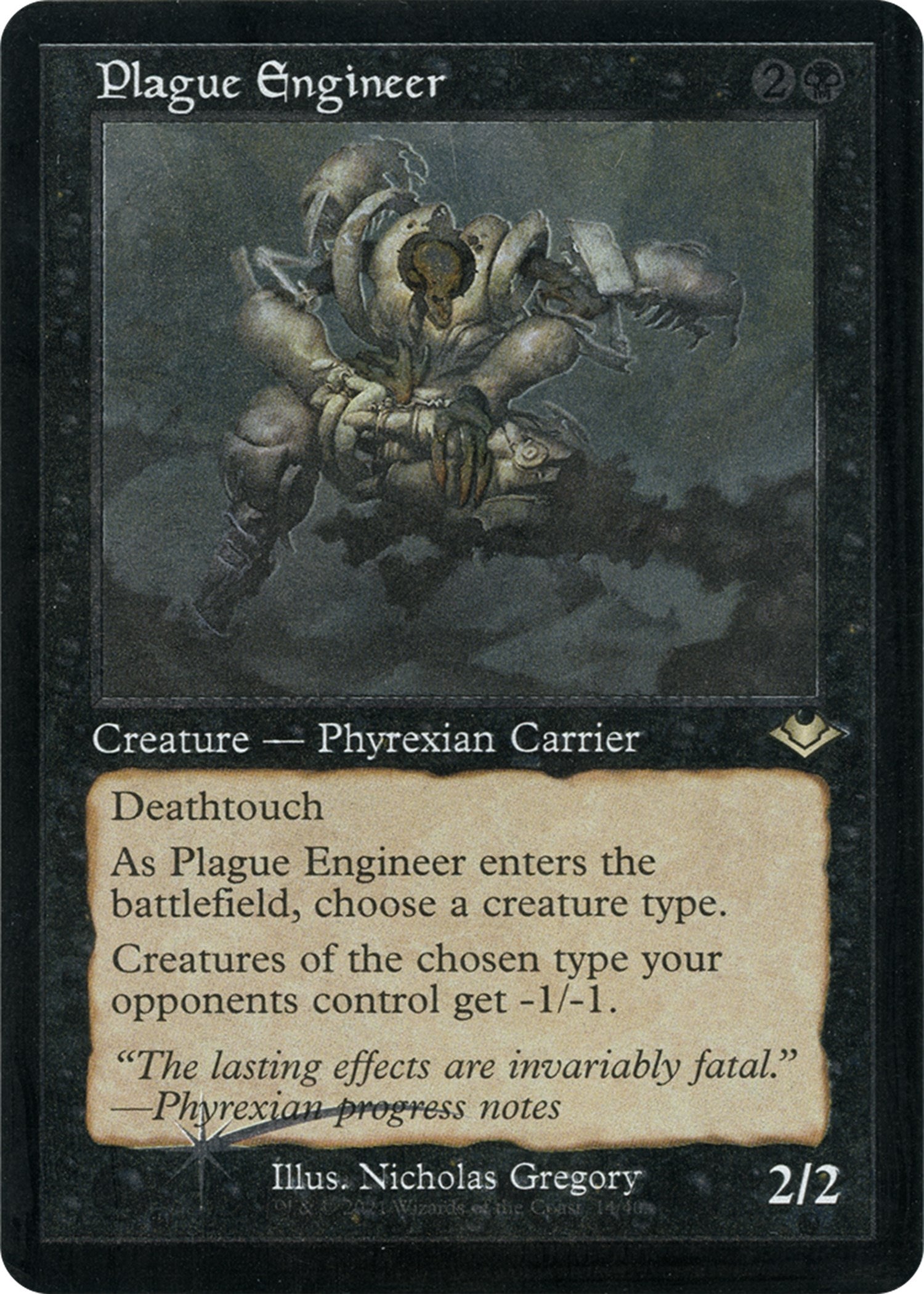 Plague Engineer (Retro Frame) (Foil Etched) [MH1 - 14]