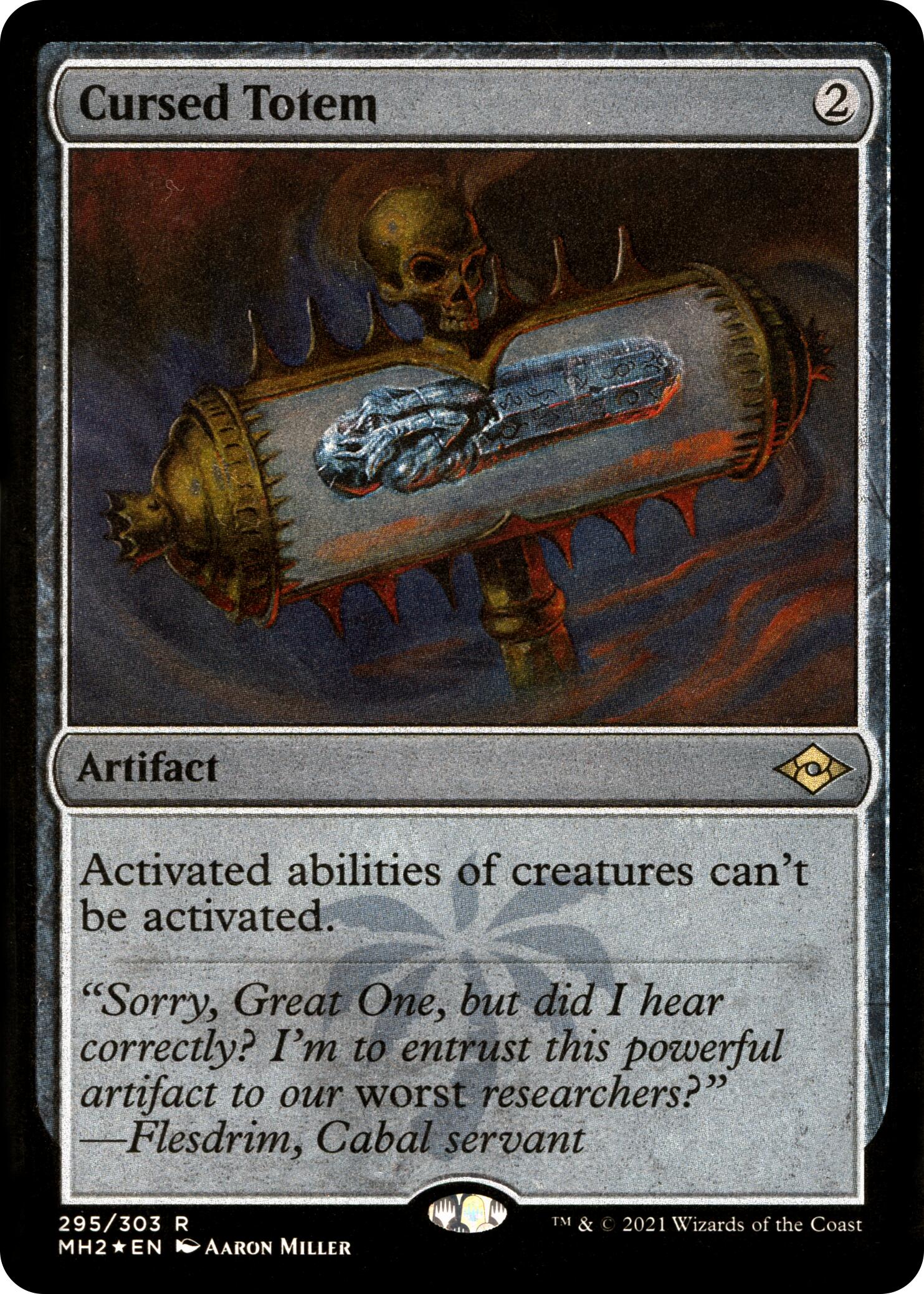 Cursed Totem (Foil Etched) [MH2 - 295]