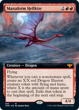 Manaform Hellkite (Extended Art) [VOW - 380]
