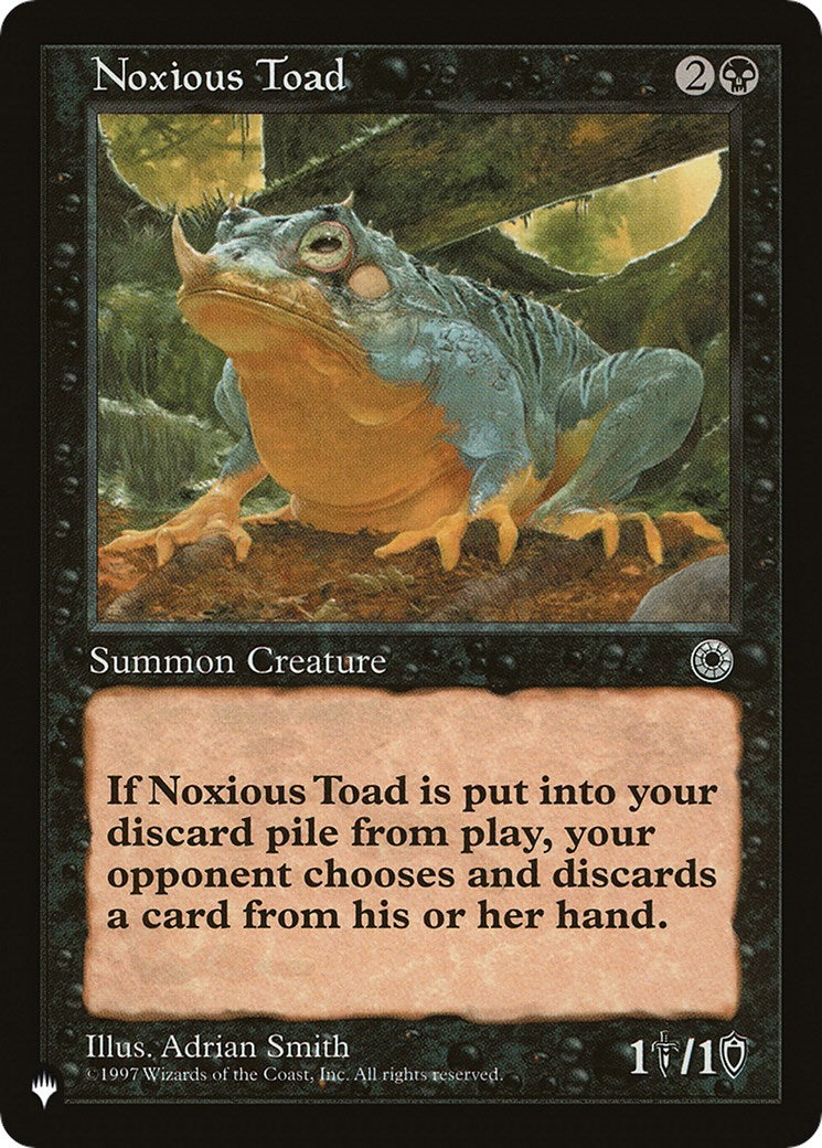 Noxious Toad [LIST - N/A]