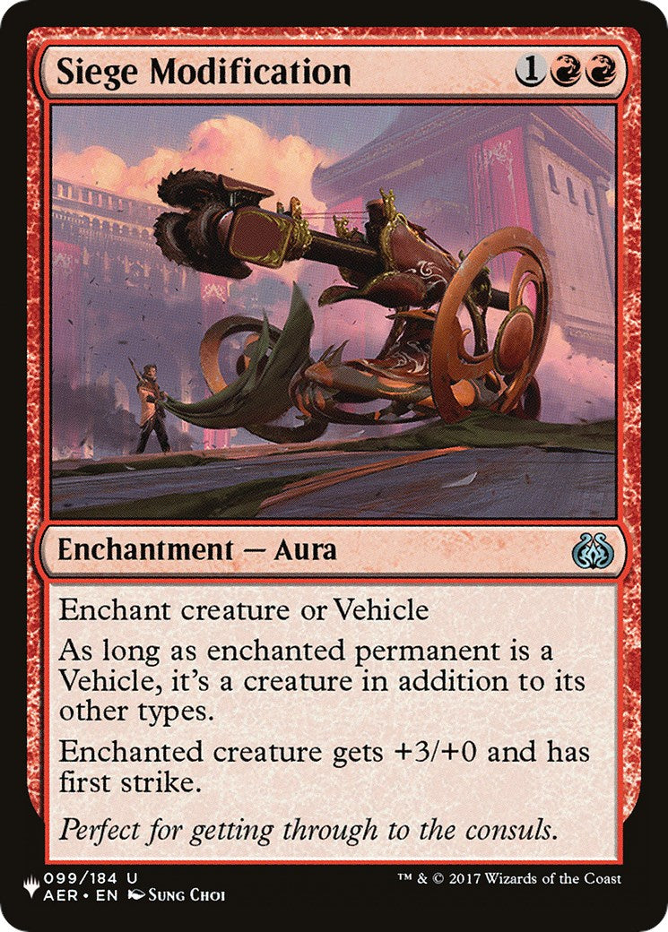 Siege Modification [LIST - 099/184]