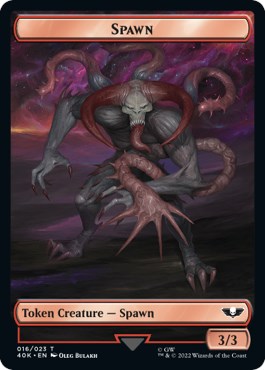 Spawn // Astartes Warrior (012) Double-Sided Token
