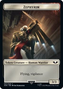 Soldier (002) // Zephyrim Double-Sided Token (Back)