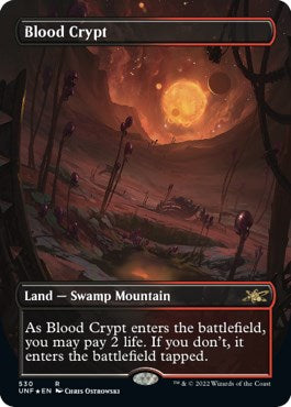 Blood Crypt (Borderless) (Galaxy Foil) [UNF - 530]