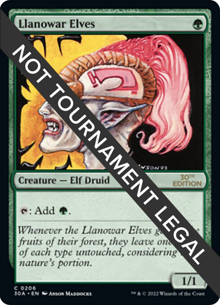 Llanowar Elves [30A - 206]