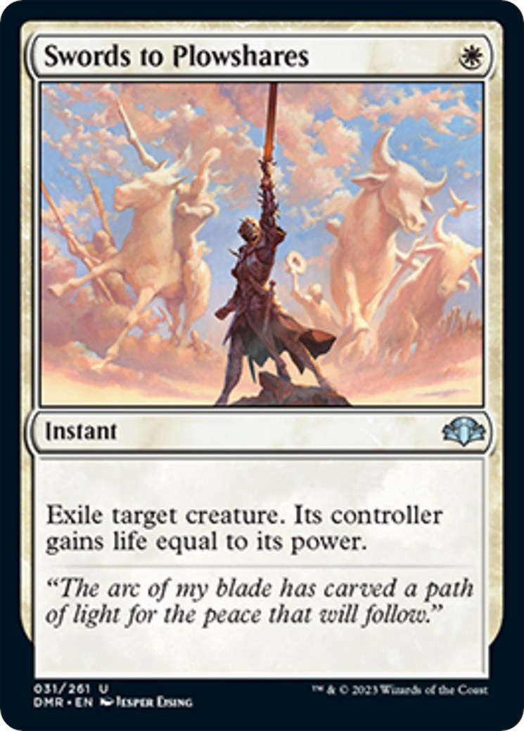 Swords to Plowshares [DMR - 31]