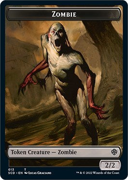 Zombie // Zombie Knight Double-Sided Token