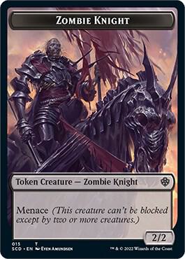 Zombie // Zombie Knight Double-Sided Token (Back)