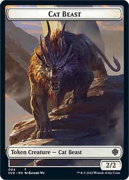 Insect // Cat Beast Double-Sided Token (Back)