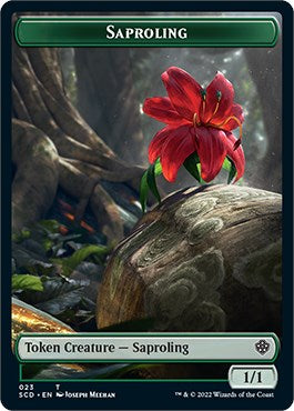 Saproling // Cat Double-Sided Token