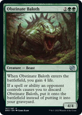 Obstinate Baloth [BRO - 187]