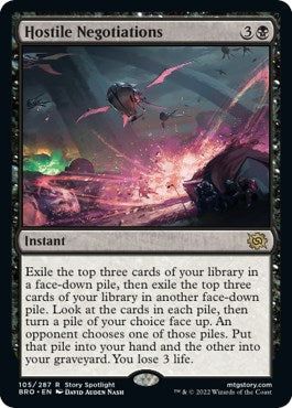 Hostile Negotiations [BRO - 105]