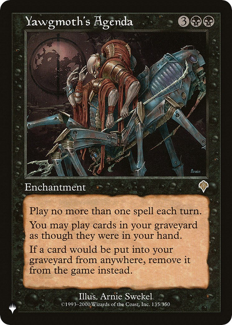 Yawgmoth's Agenda [LIST - 135/350]