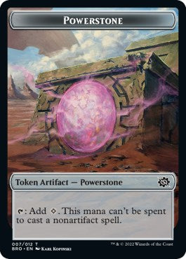 Powerstone // Ravage Double-Sided Token [BRO - 7 // 2]