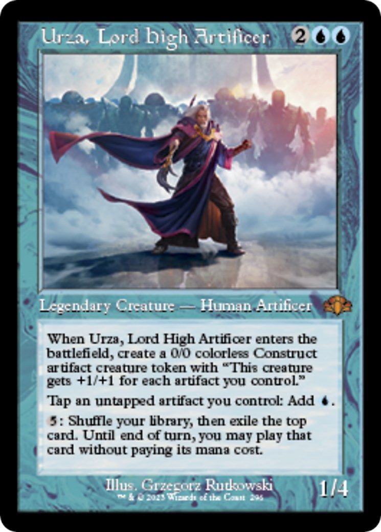 Urza, Lord High Artificer (Retro Frame) [DMR - 296]